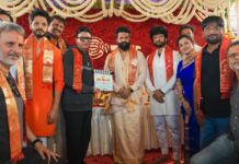 ‘JAI HANUMAN’ STARRING RISHAB SHETTY LAUNCHED AT ANJANADRI BETTA NEAR HAMPI