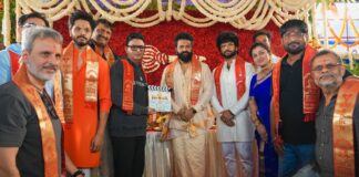 ‘JAI HANUMAN’ STARRING RISHAB SHETTY LAUNCHED AT ANJANADRI BETTA NEAR HAMPI
