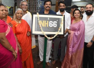 PRAMOD SHETTY AND SHRUTHI HARIHARAN IN “NH 66”