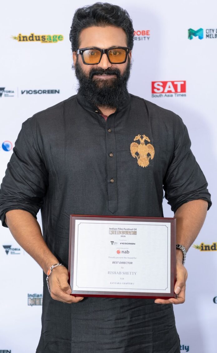 RISHAB SHETTY LEADERSHIP IN CINEMA AWARD