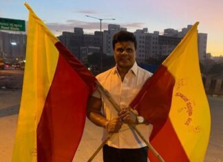 GYM RAVI GETS RAJYOTSAVA AWARD
